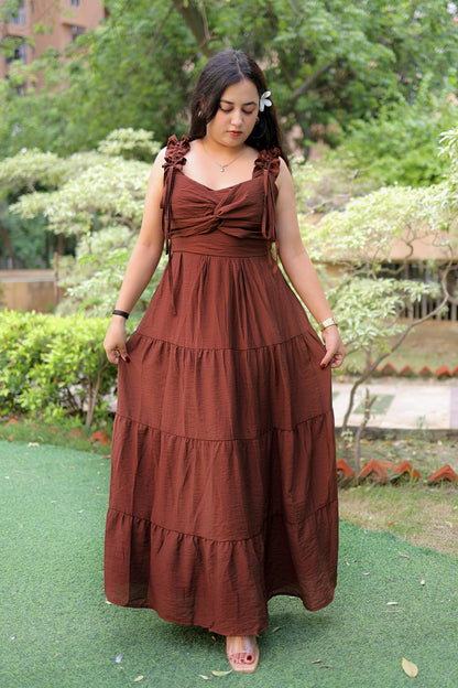 The Twist Tie Maxi Dress