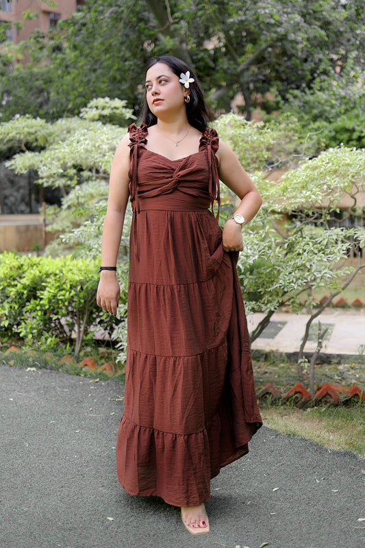 The Twist Tie Maxi Dress