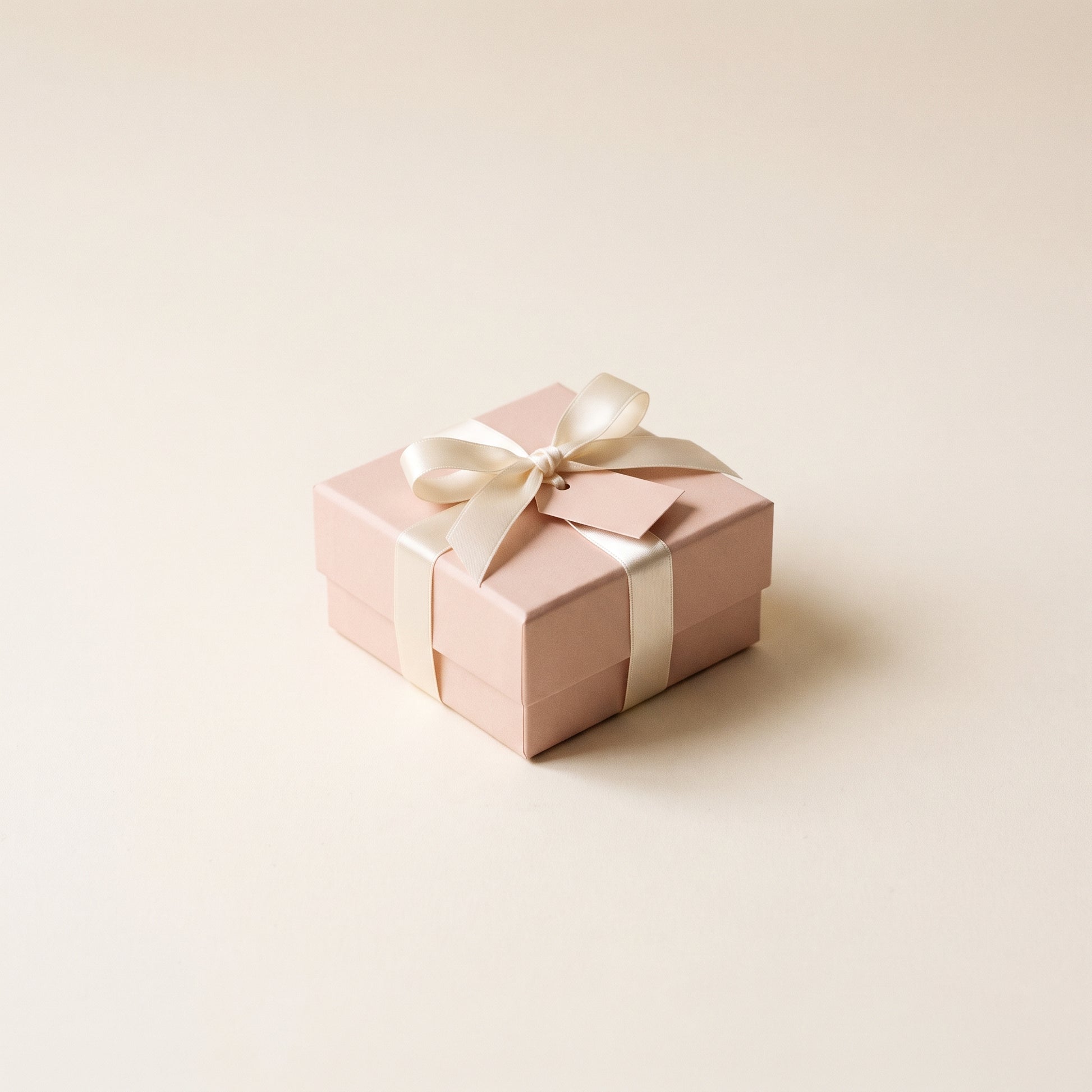 Atraa Surprise Gift - blush gift box with satin ribbon