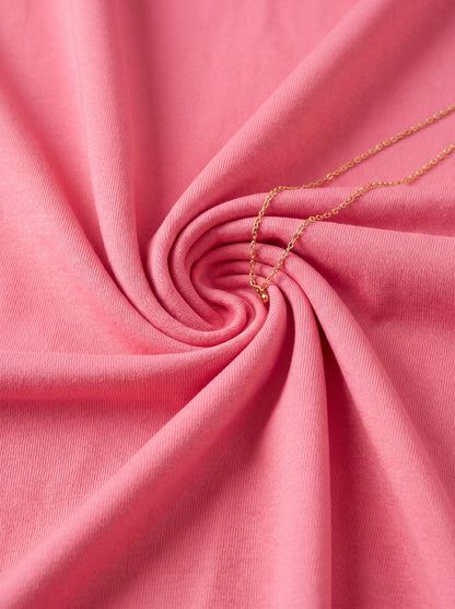 Coral Maxi Dress fabric detail